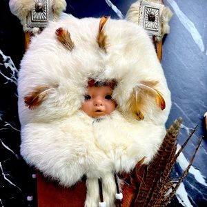 Vintage Native American Papoose Cradleboard
